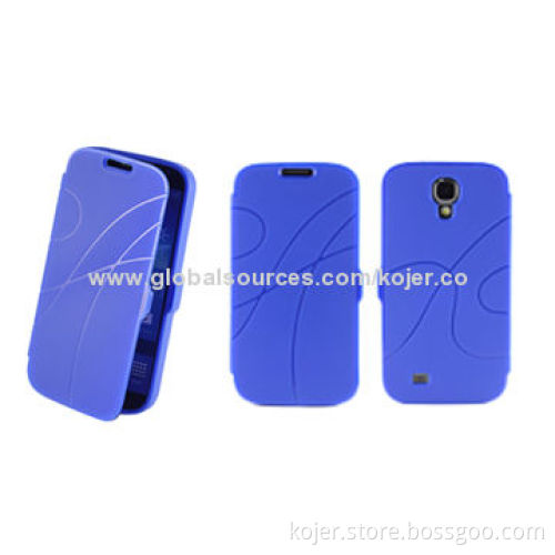 TPU Flip Cases for Samsung Galaxy S4, with Good Texture and Soft Touch Feeling